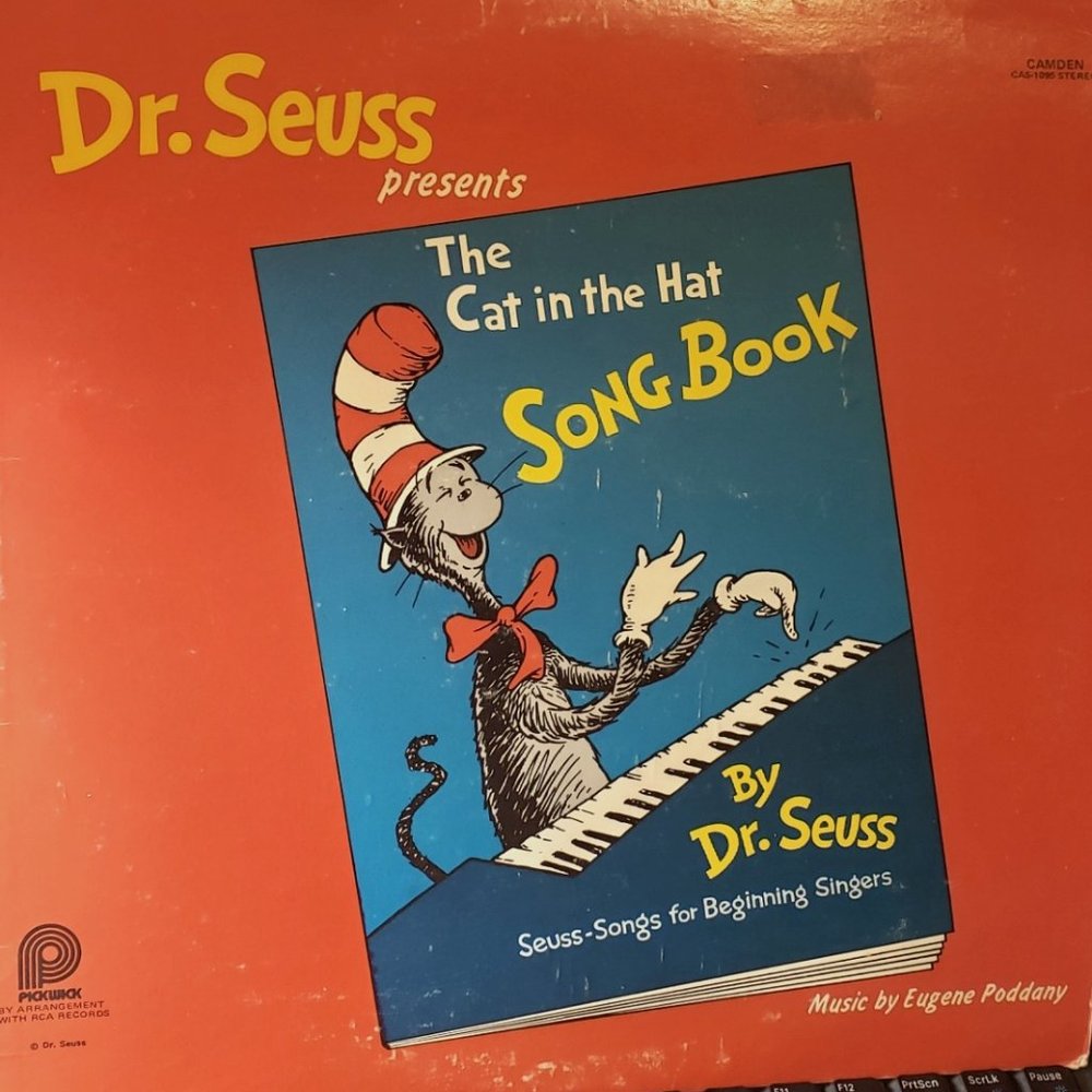 Dr. Seuss Presents the Cat in the Hat Song Book LP.